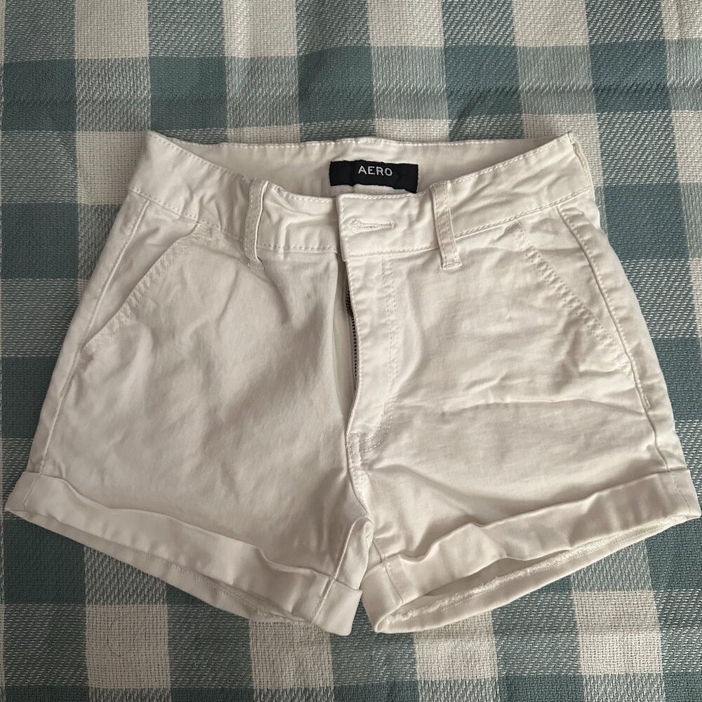 AERO High Rise Midi White short Size 00